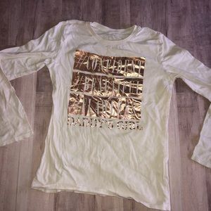 Children’s place white daddy’s girl Tee. Sz L